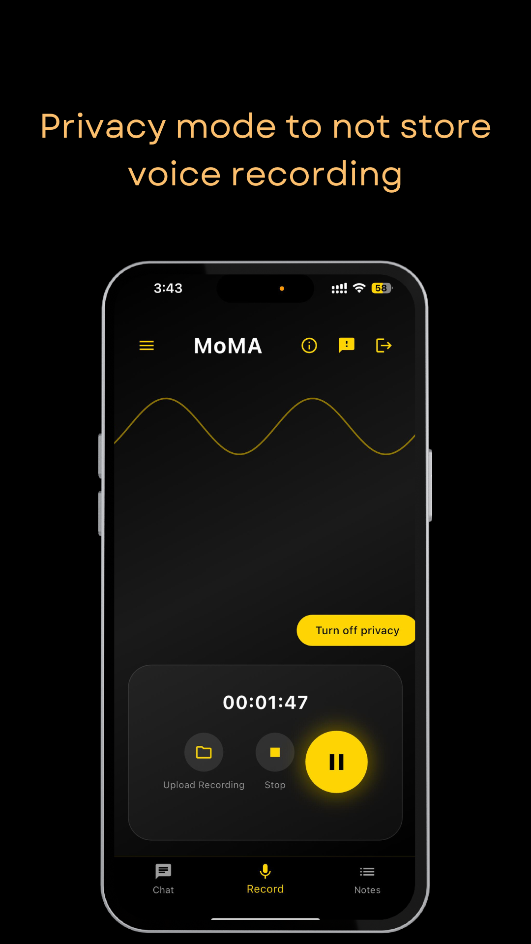 MoMA AI meeting assistant app